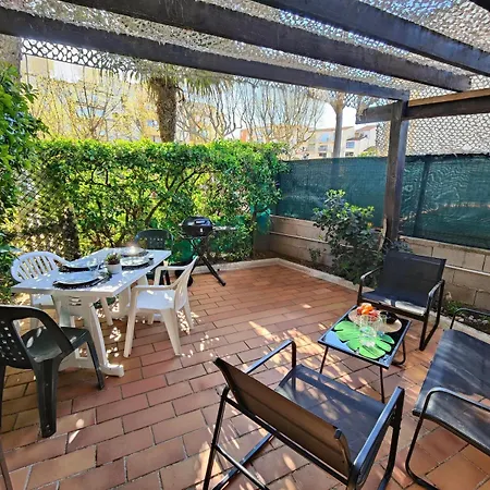 Cap D 4pers 1bb Rdc Calme Clim Terrasse Bbq Апартаменты *
